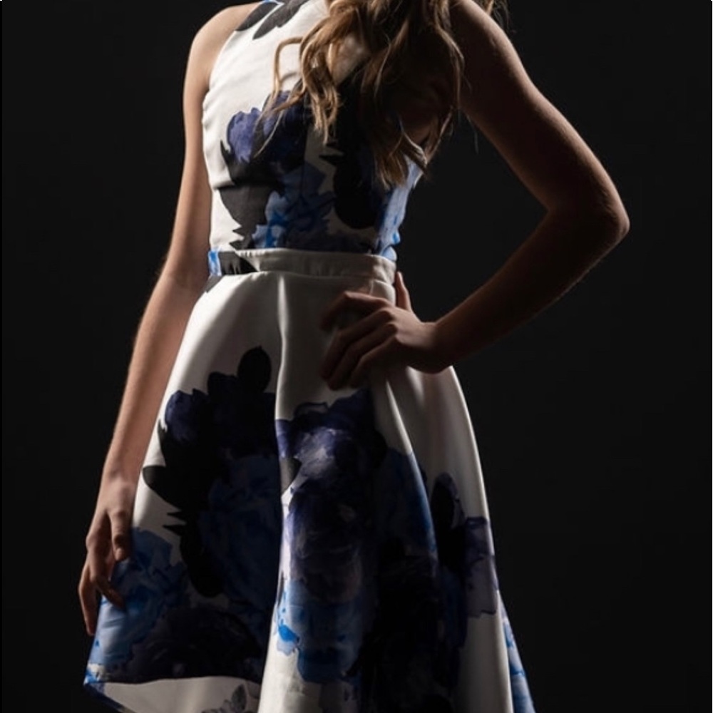 Xtraordinary 2 piece high low fun fashion sz 1 homecoming pageant hi-low